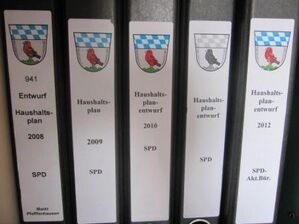 Haushaltspläne der Gemeinde Pfeffenhausen