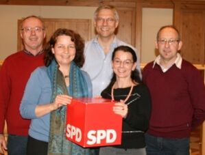 Peter Schmid; Ruth Müller; Klaus Tovar (SPD Willy-Brandt-Haus Berlin); Anja König; Erhard Fleischmann