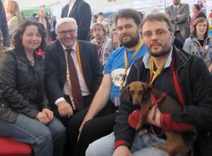 Diskussion am Kirchentag mit Frank-Walter Steinmeier
